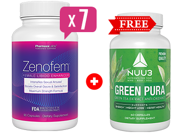BUY 7 BOTTLES OF ZENOFEM  <br/>FREE Green Pura Bottle