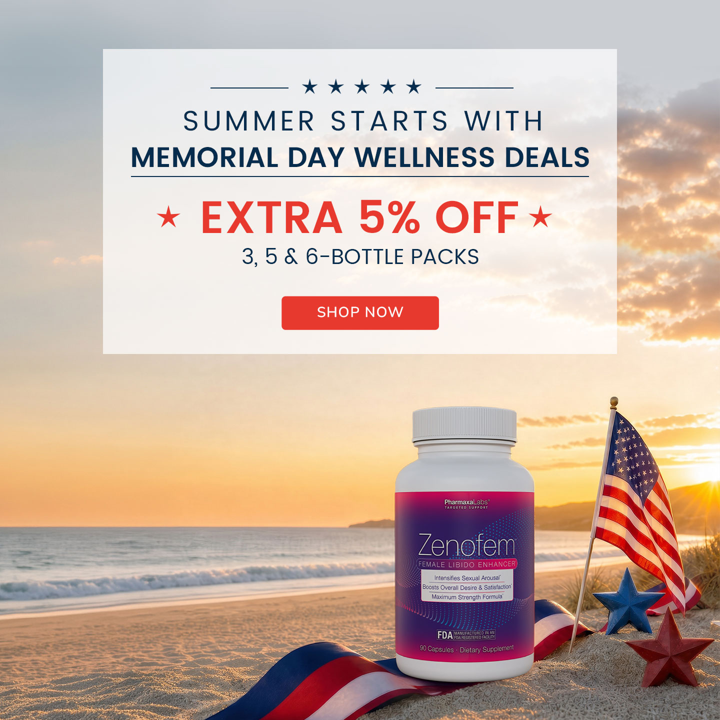 Zenofem Memorial day Sale